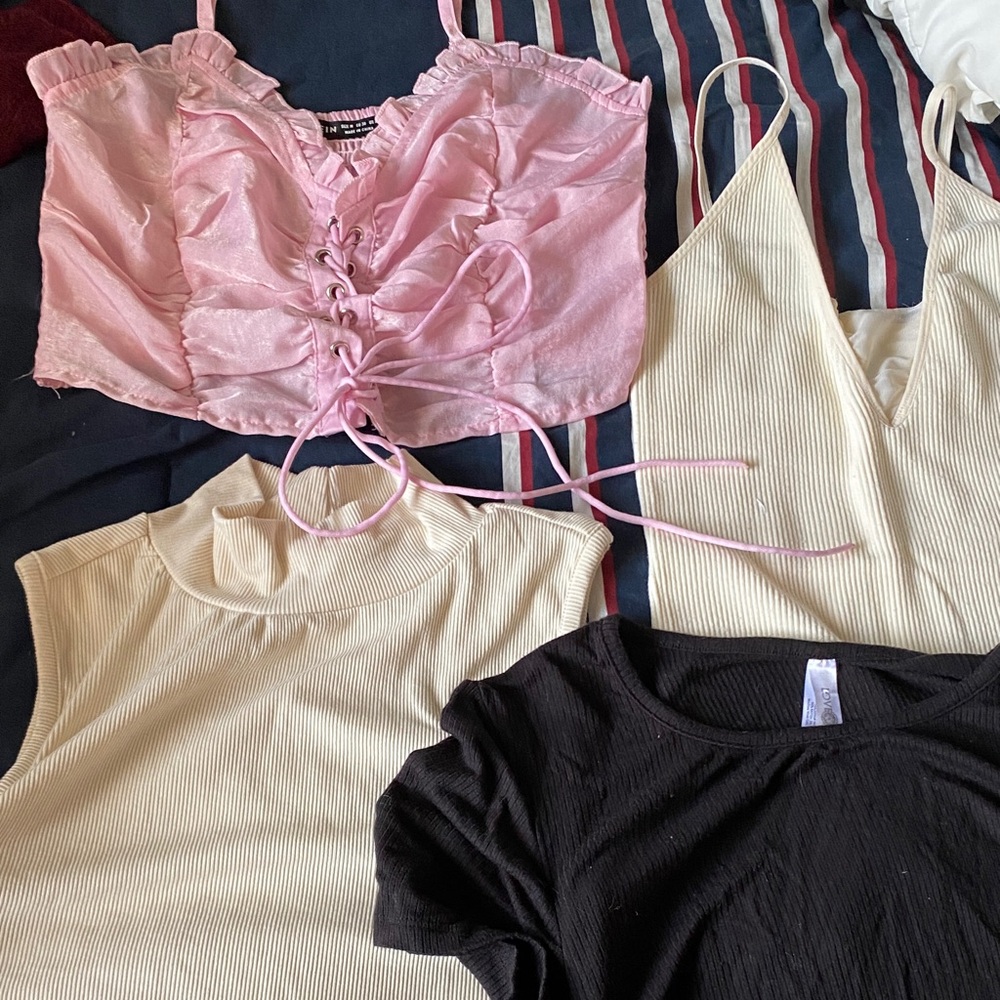 4 Young Woman tops